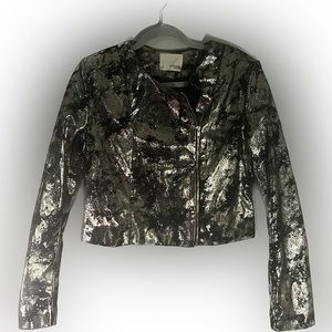 Mustard Seed jacket. Color black and silver. Worn twice, great condition! Size M